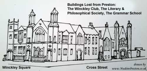 The Literary and Philosophical Society once on Winckley Square Preston