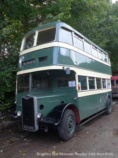 Keighley Bus Museum, Sept 2016