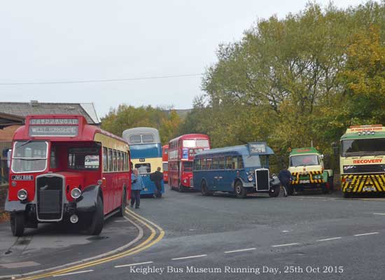Keighley Bus Museum buses running to Batley
