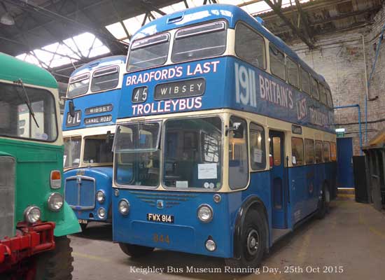 Keighley Bus Museum, Bradford's last trolleybus