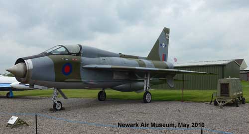 Lightning fighter at Newark