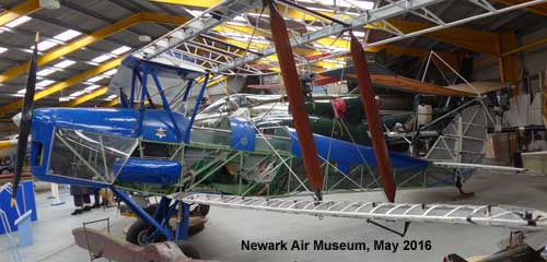 Tiger Moth framework at Newark