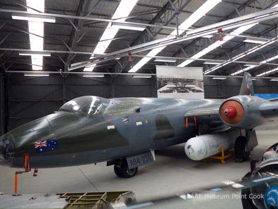 Government Aircraft Factory built, English Electric Canberra