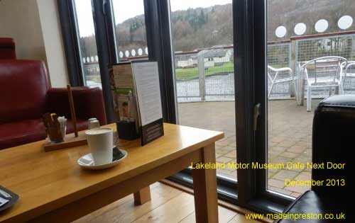 The Cafe next to the Lakeland Motor Museum