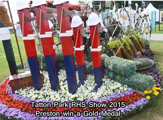 Preston win Gold Medal with Rourke's Drift at Tatton Park RHS Show 2015