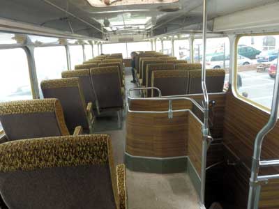 Blackpool Totally Transport 2013 interior of Standerwick