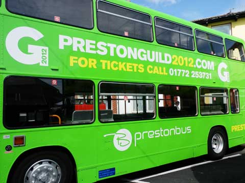 Preston Guild  Bus at Fleetwood