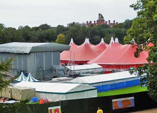 Preston Guild 2012 - Avenham Park music stage