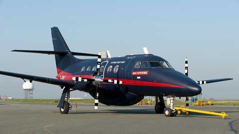 ASTREA Jetstream flying test bed at BAE SYSTEMS