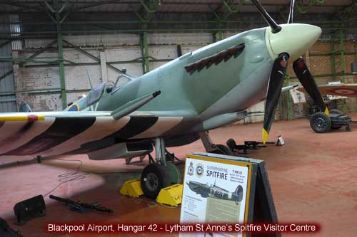 Blackpool Airport Hangar 42 Lytham St Annes Spitfire Visitor Centre