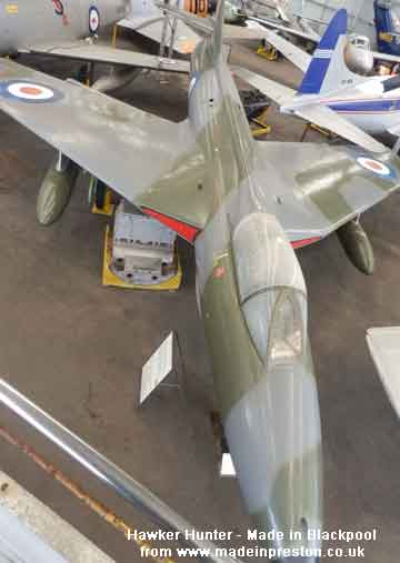 Hawker Hunter made in Blackpool