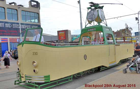 Blackpool Heritage Tram, Boat, George Formby