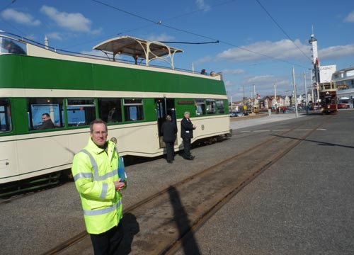 Blackpool Heritage Trams manager Easter 2013