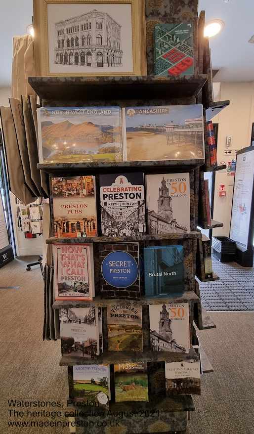 Waterstones, Preston - always a good selection of Preston heritage books