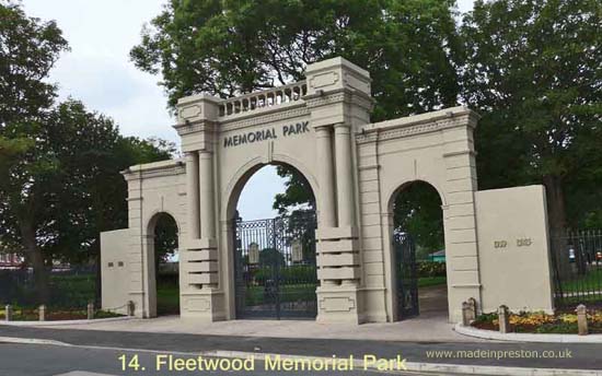Fleetwood Memorial Park gates