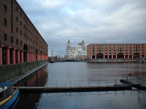 Liver Building and Albert Dock, Liverpool