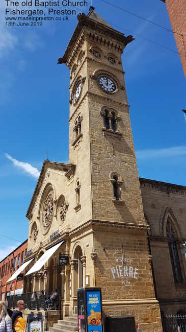 Bistro Pierre in the old Baptist Church, Preston