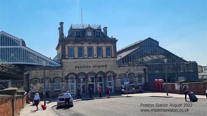 Preston Station Fishergate Entrance August 2022
