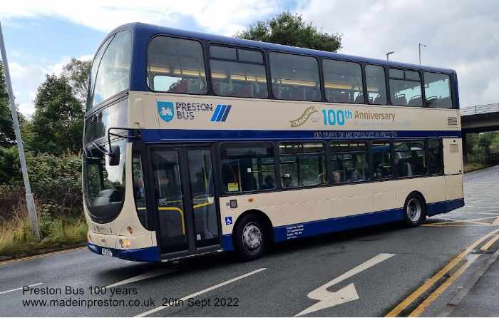 Preston Bus 100 years of service 1922 to 2022