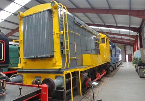 Diesel shunter in the Ribble Steam Railway at Preston