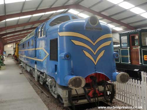 Ribble Steam Railway and Museum, English Electric Deltic Prototype.