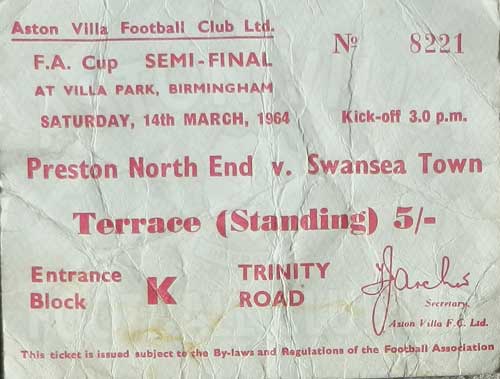 PNEvSwansea FA Cup semi-final 1964