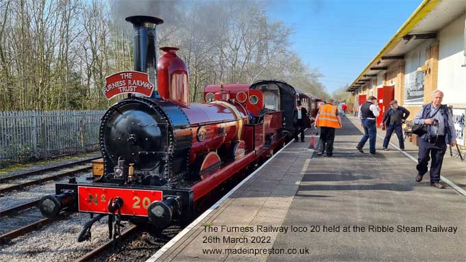 Ribble Steam Railway Furness Loco 20 March 2022
