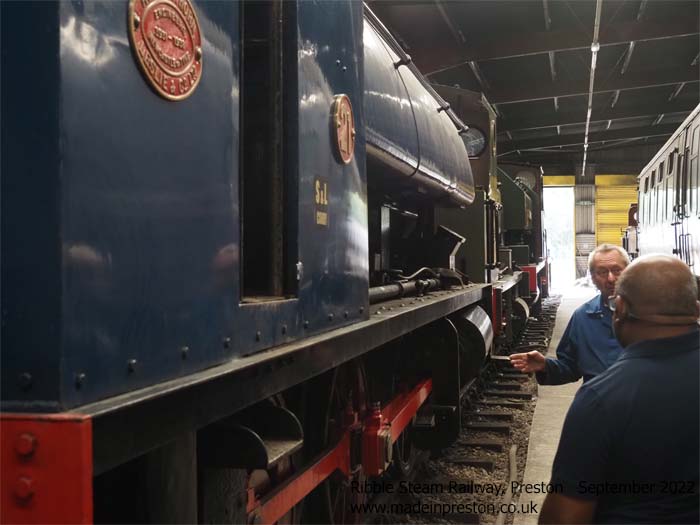 Guided Tour of the workshop Septmeber 2022 Ribble Steam Railway Preston