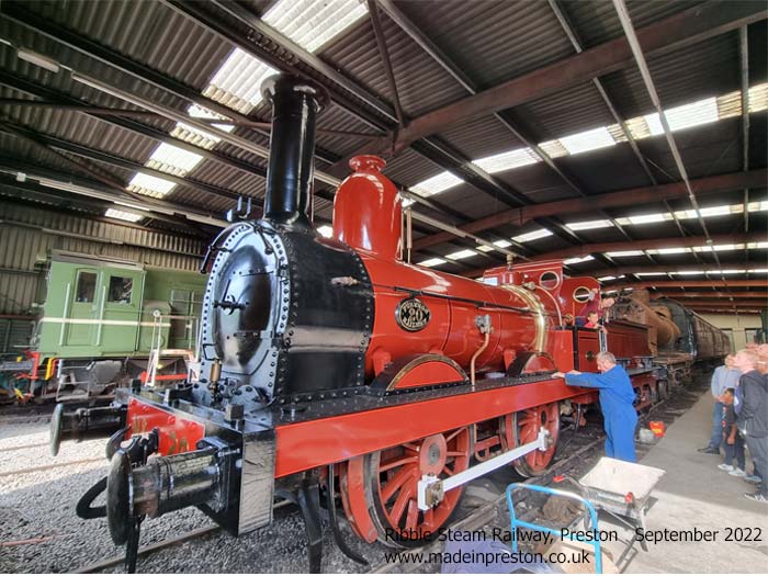 Guided Tour of the workshop Septmeber 2022 Ribble Steam Railway Preston