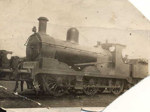 Lostock Hall engine shed - grandad driving