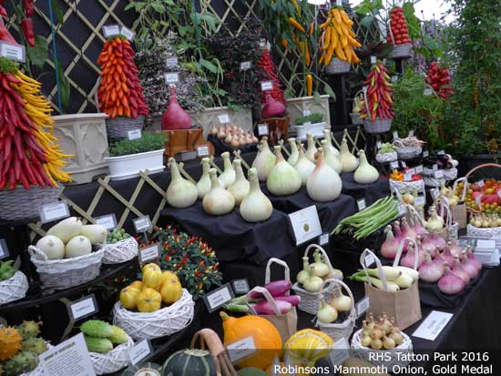 Robinson's of Forton win Gold at Tatton Park RHS Show 2015