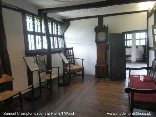 The room in which Samuel Crompton worked: