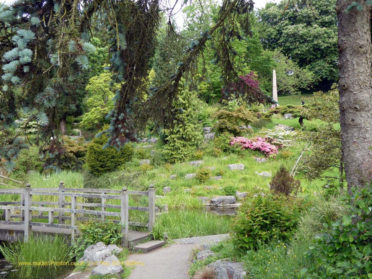 Teh Japanese Garden in Avenham Park Preston