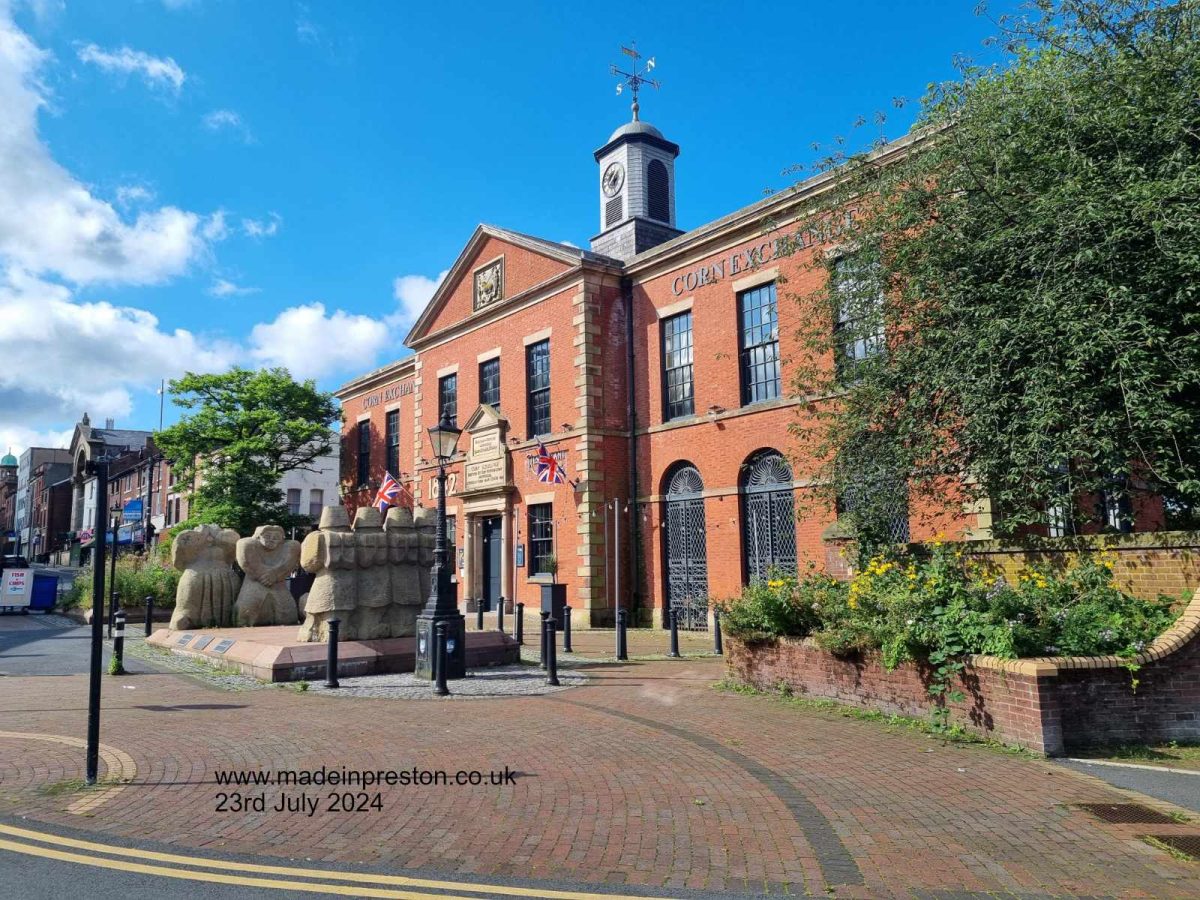 The Corn Exchange pub Preston, The former Public Hall, dance and music venue.